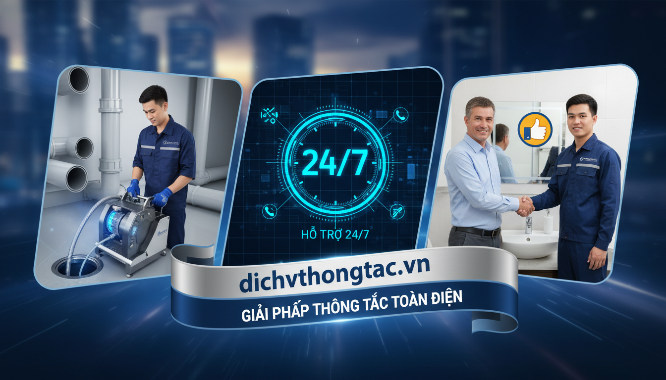 Điểm khác biệt trong dịch vụ Thông tắc cống của chúng tôi